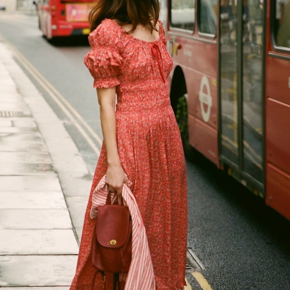 Christy Dawn Red The Coralia Dress